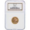Image 1 : 1881-S $5 Liberty Head Half Eagle Gold Coin NGC MS62