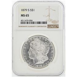 1879-S $1 Morgan Silver Dollar Coin NGC MS65