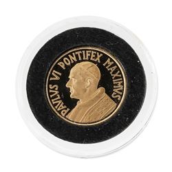 1966 Vatican Pope Paul VI 18K Gold Coin