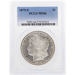 1879-S $1 Morgan Silver Dollar Coin PCGS MS66