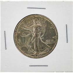 1917 Walking Liberty Half Dollar Silver Coin AU