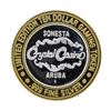 Image 1 : .999 Silver Crystal Casino Aruba $10 Casino Gaming Token Limited Edition
