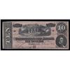 Image 1 : 1864 $10 The Confederate States of America Note