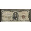Image 1 : 1929 $5 National Bank Note of Atlanta Georgia Charter #1559