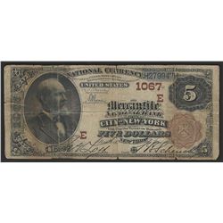 1882 $5 Brown Back National Bank of the City of New York National Currency Note