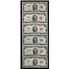 Image 1 : Lot of (6) 1953 $2 Legal Tender Notes