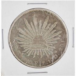 1890 FZ Mexico 8 Reales Silver Coin