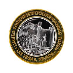 .999 Silver Las Vegas Club Nevada $10 Casino Gaming Token Limited Edition
