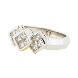 14KT White Gold 0.70ctw Diamond Ring