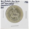 Image 1 : 1938 New Rochelle New York 250th Anniversary Commemorative Half Dollar
