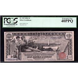 1896 $1 Silver Certificate Educational Note PCGS XF 40PPQ