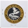 Image 1 : .999 Silver Aladdin Hotel and Casino $10 Casino Gaming Token Limited Edition