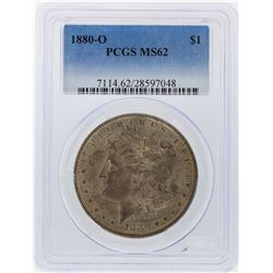 1880-O $1 Morgan Silver Dollar Coin PCGS Graded MS62