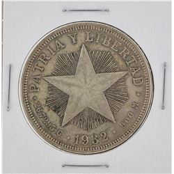 1932 Cuba Silver Peso Coin