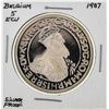 Image 1 : 1987 Belgium 5 ECU Silver Proof Coin