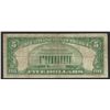 Image 2 : 1929 $5 National Bank Note of Pittston Pennsylvania Charter #478
