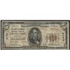 Image 1 : 1929 $5 National Bank Note of San Francisco California Charter #9174