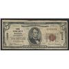 Image 1 : 1929 $5 National Bank Note of Boston Massachusetts Charter #12336