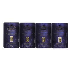 Set of (4) 0.5 Gram Istanbul Gold Refinery Cards