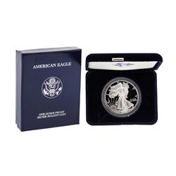 2002 1oz American Silver Eagle Proof Coin with Box