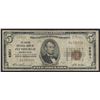Image 1 : 1929 $5 National Bank Note of Pittsburgh Pennsylvania Charter #6301