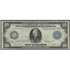 Image 1 : 1914 $10 Large Size Federal Reserve Note