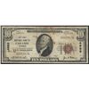 Image 1 : 1929 $10 National Bank Note of Laramie Wyoming Charter #4989