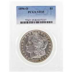 1896-O $1 Morgan Silver Dollar Coin PCGS VF35