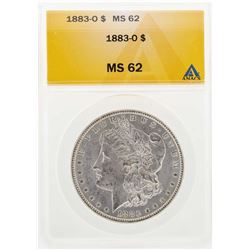 1883-O $1 Morgan Silver Dollar Coin ANACS MS62