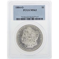 1884-O $1 Morgan Silver Dollar Coin PCGS MS63