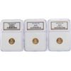 Image 3 : Lot of (6) $5 American Gold Eagle Coins NGC MS69