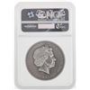 Image 2 : 2016 $10 Cook Islands Norse Gods Frigg Silver Coin NGC MS70 Antiqued