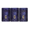 Image 1 : Set of (3) 0.5 Gram Istanbul Gold Refinery Cards