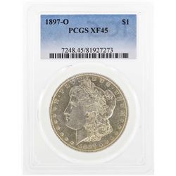 1897-O $1 Morgan Silver Dollar Coin PCGS XF45
