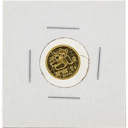 1989 1/20 oz China Panda Gold Coin