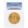 Image 1 : 1927 $20 St. Gaudens Double Eagle Gold Coin PCGS MS65