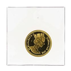 2000 Gibraltar 1/25 oz Royal Cherubs Gold Coin