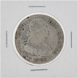 1798 MoFM Mexico 8 Reales Silver Coin