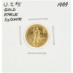 1989 $5 American Gold Eagle Coin