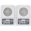 Image 2 : Set of (2) 1985MO Mexico 1 Onza Silver Libertad Coins NGC MS67