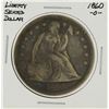 Image 1 : 1860-O $1 Silver Liberty Seated Dollar Coin