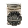 Image 2 : Roll of (20) 1957-1964 Canada Brilliant Uncirculated Silver Dollar Coins