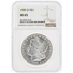 1900-O $1 Morgan Silver Dollar Coin NGC MS65
