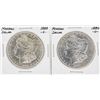 Image 1 : Set of (2) 1884-O $1 Morgan Silver Dollar Coins