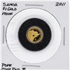 Image 1 : 2011 Samoa $1 Gold Proof Coin Pope John Paul II
