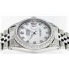 Image 8 : Rolex Mens Stainless Steel 1.00ctw Diamond Datejust Wristwatch