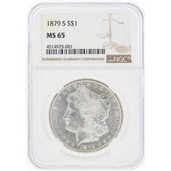 1879-S $1 Morgan Silver Dollar Coin NGC MS65
