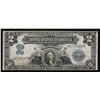 Image 1 : 1899 $2 Mini Porthole Silver Certificate Note