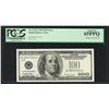 Image 1 : 1999 $100 Federal Reserve Note PCGS Gem New 65PPQ ERROR Missing Treasury Seal