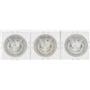 Image 2 : Set of (3) 1880-S $1 Morgan Silver Dollar Coins